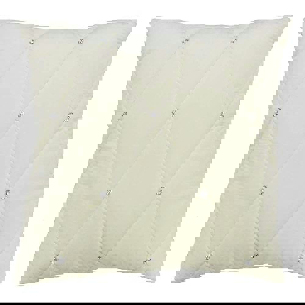 Riva Home Riva Paoletti New Diamante Cushion Cover - Cream