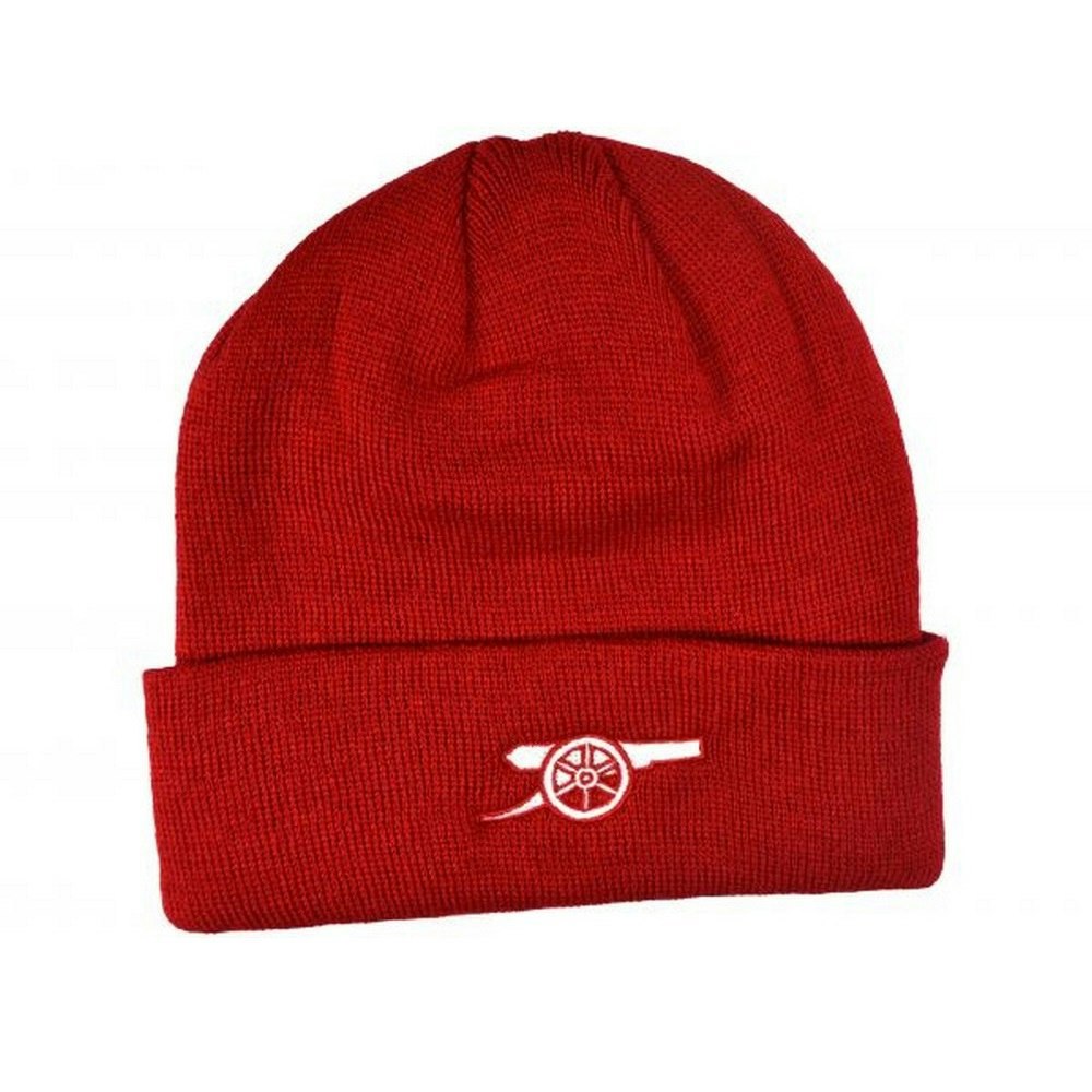 Arsenal FC Official Football Knitted Beanie Hat - Red