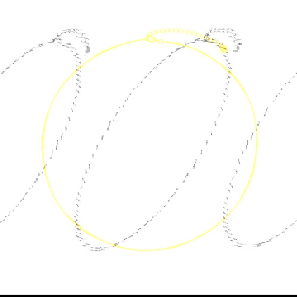 Gold Trip Flat Bar Chain Necklace