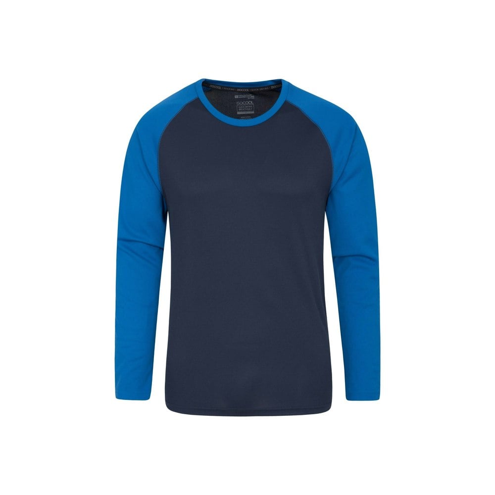 Mountain Warehouse Mens Endurance Long-Sleeved T-Shirt - Cobalt