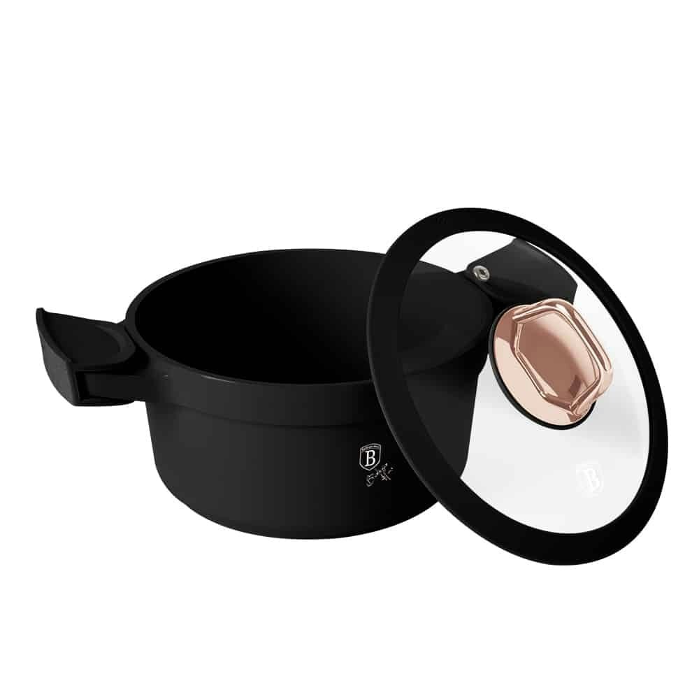 Berlinger Haus Casserole with lid, 20 cm Berlinger Haus BH1456 Black Rose