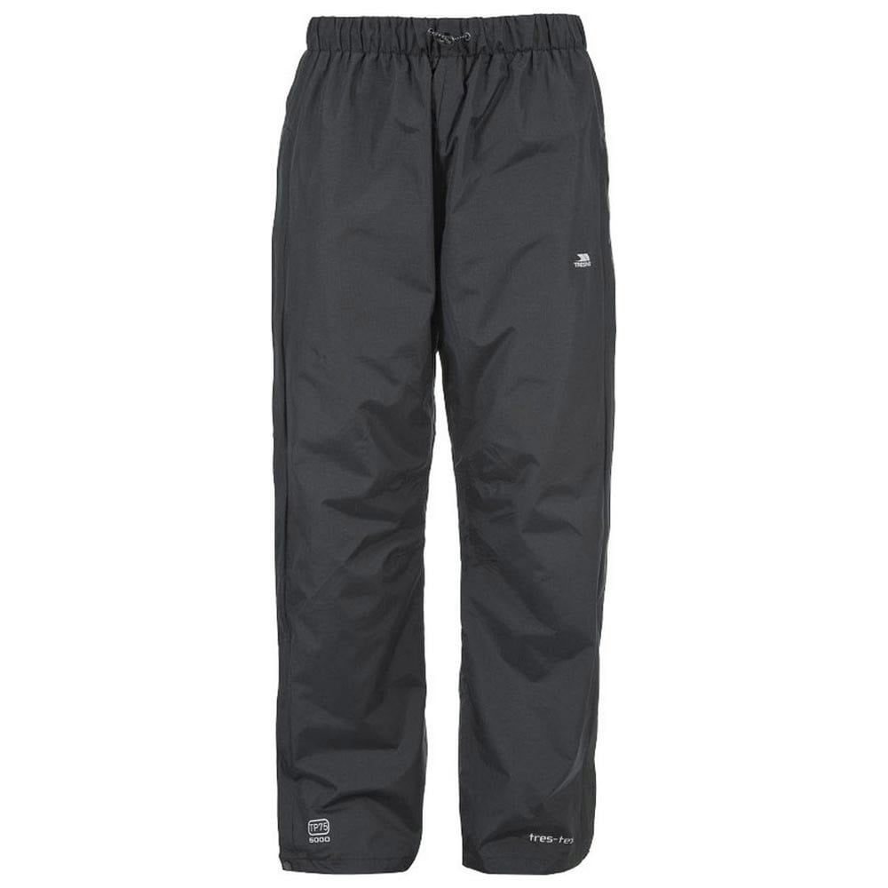 Trespass Mens Purnell Waterproof & Windproof Over Trousers - Black