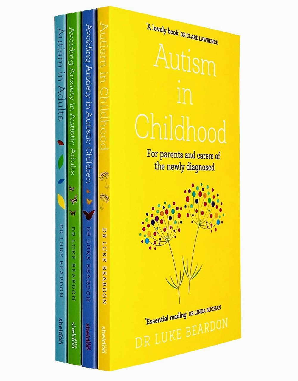 Luke Beardon 4 Book Set Autism in Adults, Autism in Childhood & more