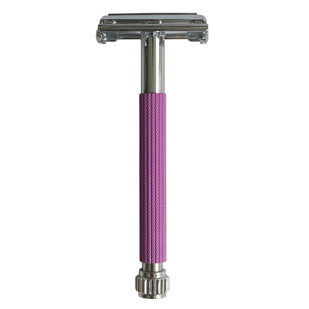 Parker 29L Lavender Texture Long Handle Safety Razor