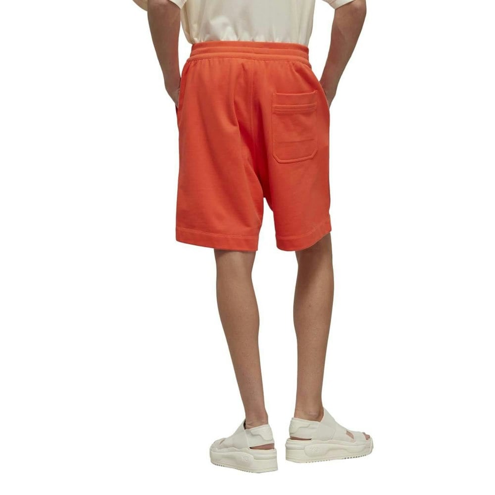 Y-3 Mens Organic Cotton Shorts - Orange
