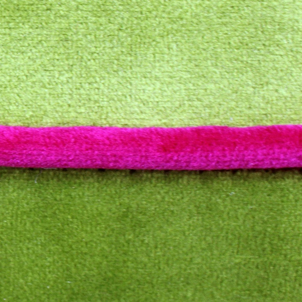 Riva Home Meridian Cushion Cover - Lime/Hot Pink