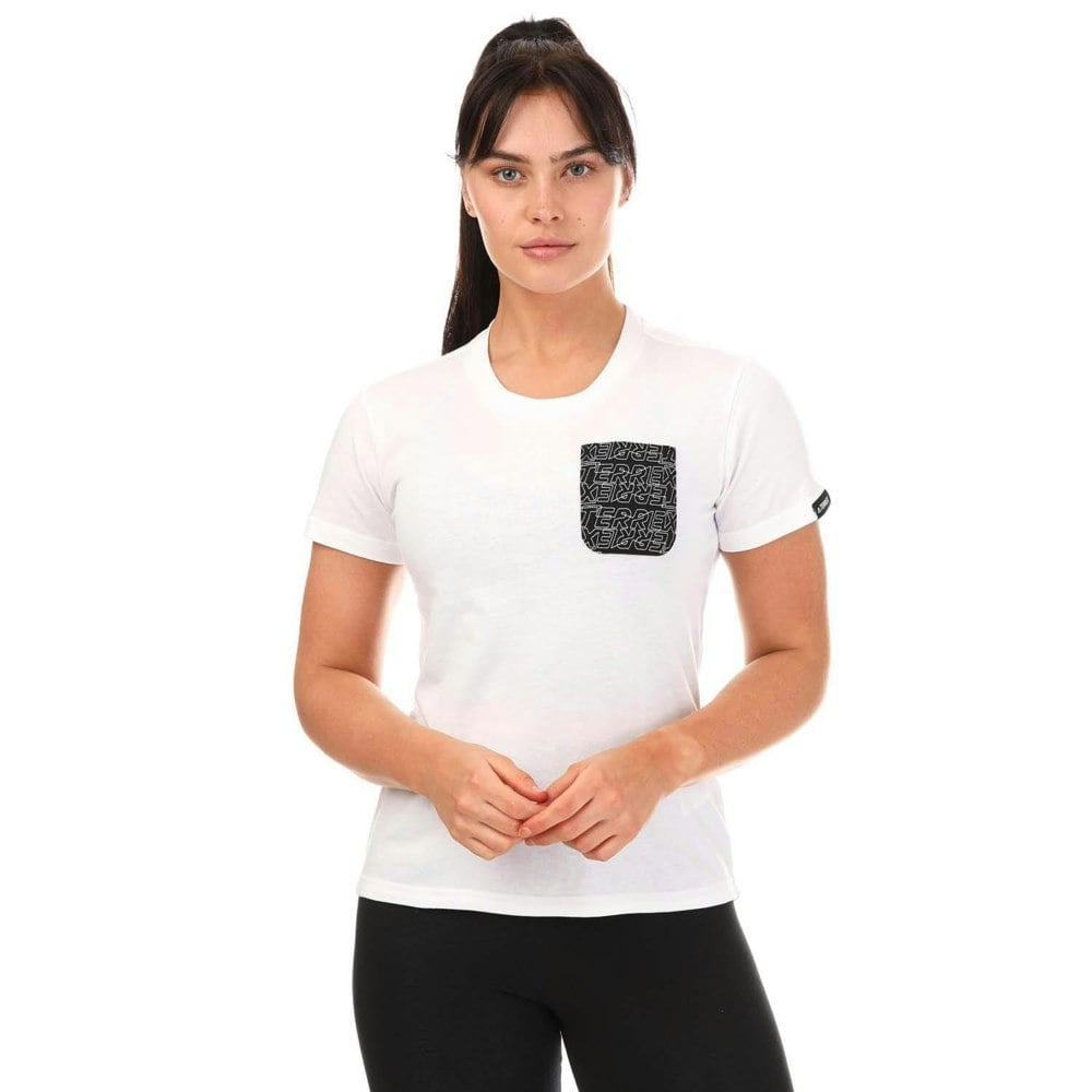 Adidas Womens Terrex Graphic Pocket T-Shirt - White/Black
