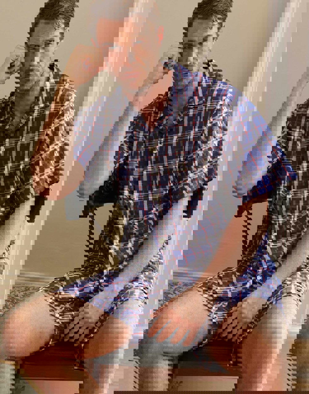 M_Short_PJ_Set_Big_Navy_Red_Check_1-1.mp4
