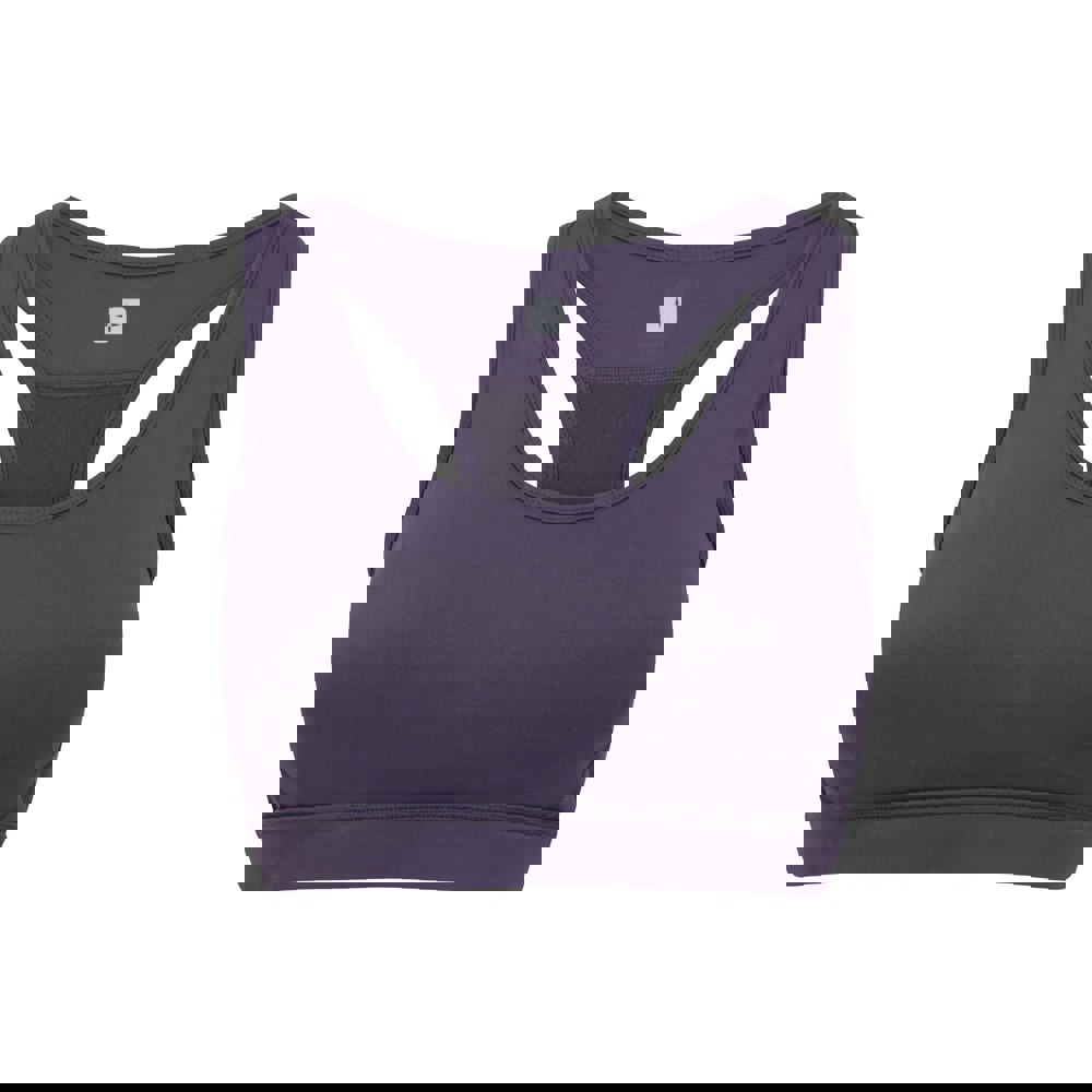 Mountain Warehouse Women's Motion Mesh Sports Bra - Dark Purple