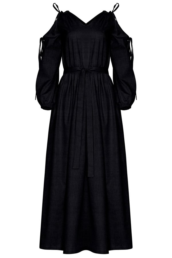 Bo Carter Elisabet Maxi Dress - Black