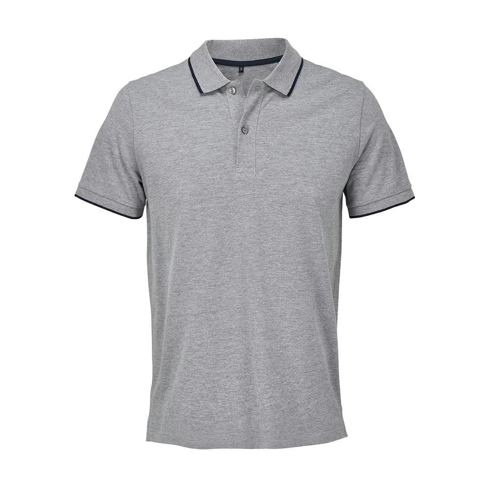 SOLS Unisex Adult Palermo Polo Shirt - Grey Marl/French Navy - Grey Marl/French Navy