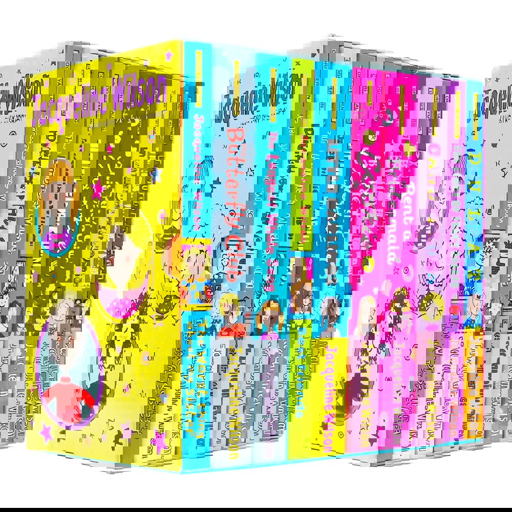 Jacqueline Wilson 10 Books Collection Set Double Act Candyfloss Cookie Little Darlings Best Friends The Butterfly Club and MORE