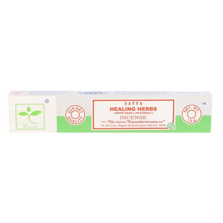 Serano 6 Packs of Healing Herbs Earth Incense by Satya