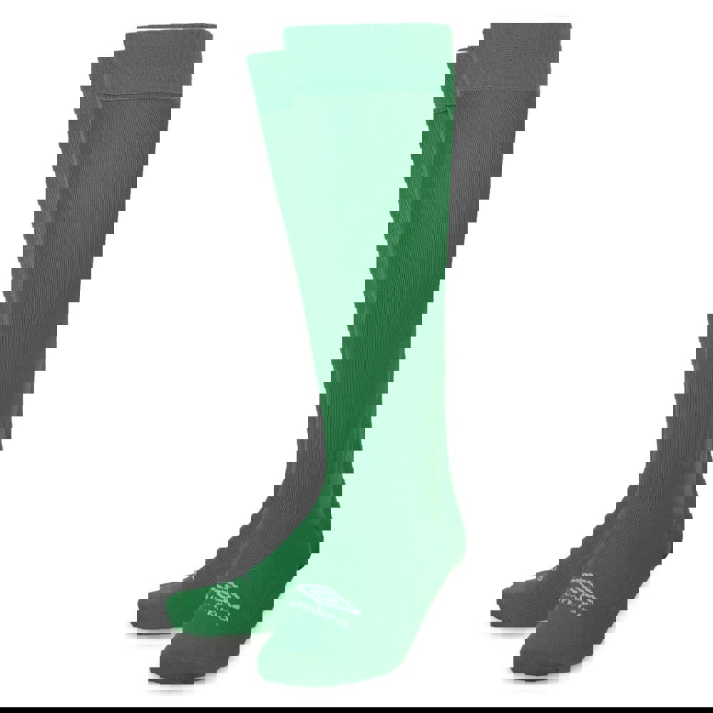 Umbro Childrens/Kids Primo Football Socks - Emerald/White