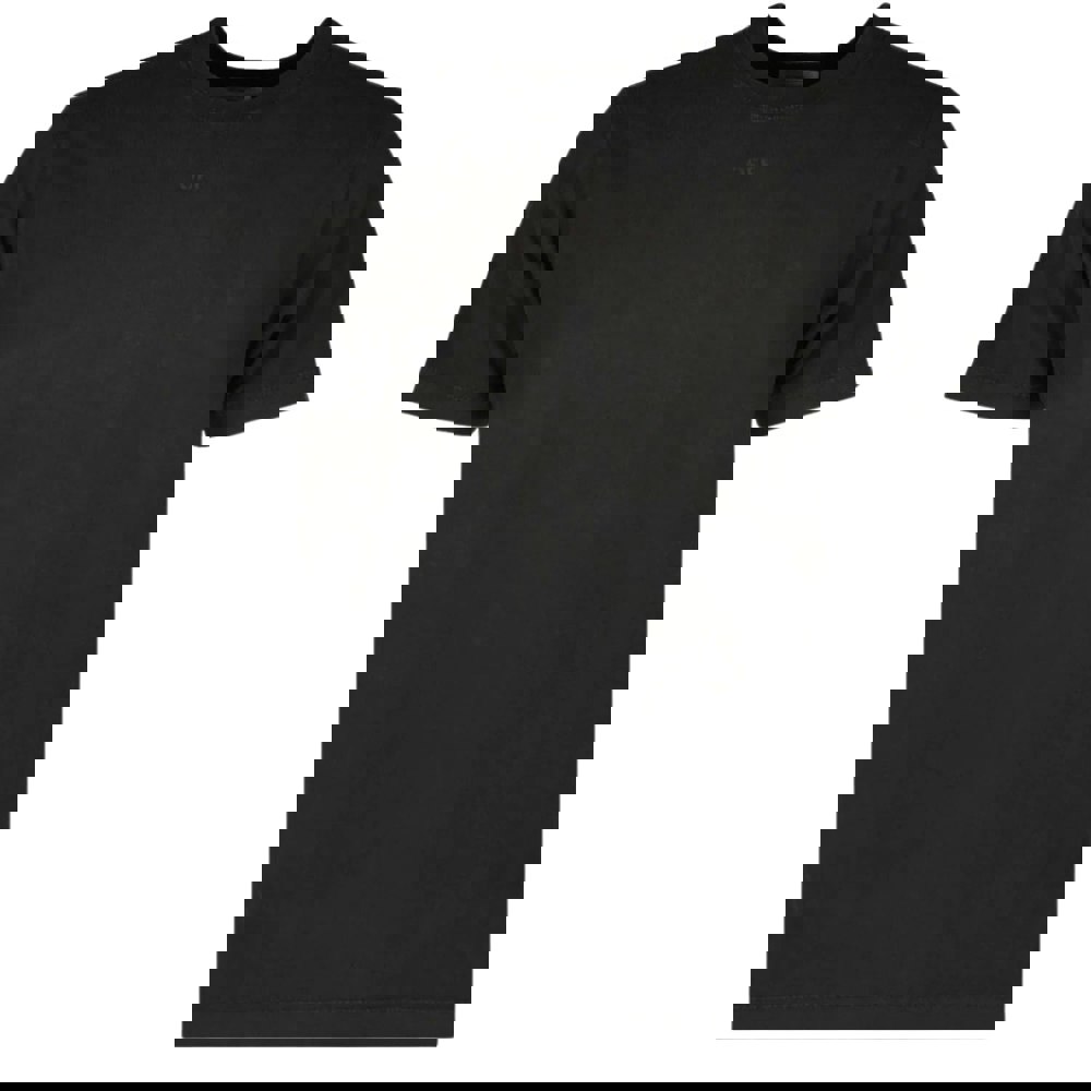 Off-White Super Moon Arrow Logo On Back Slim Fit Black T-Shirt M