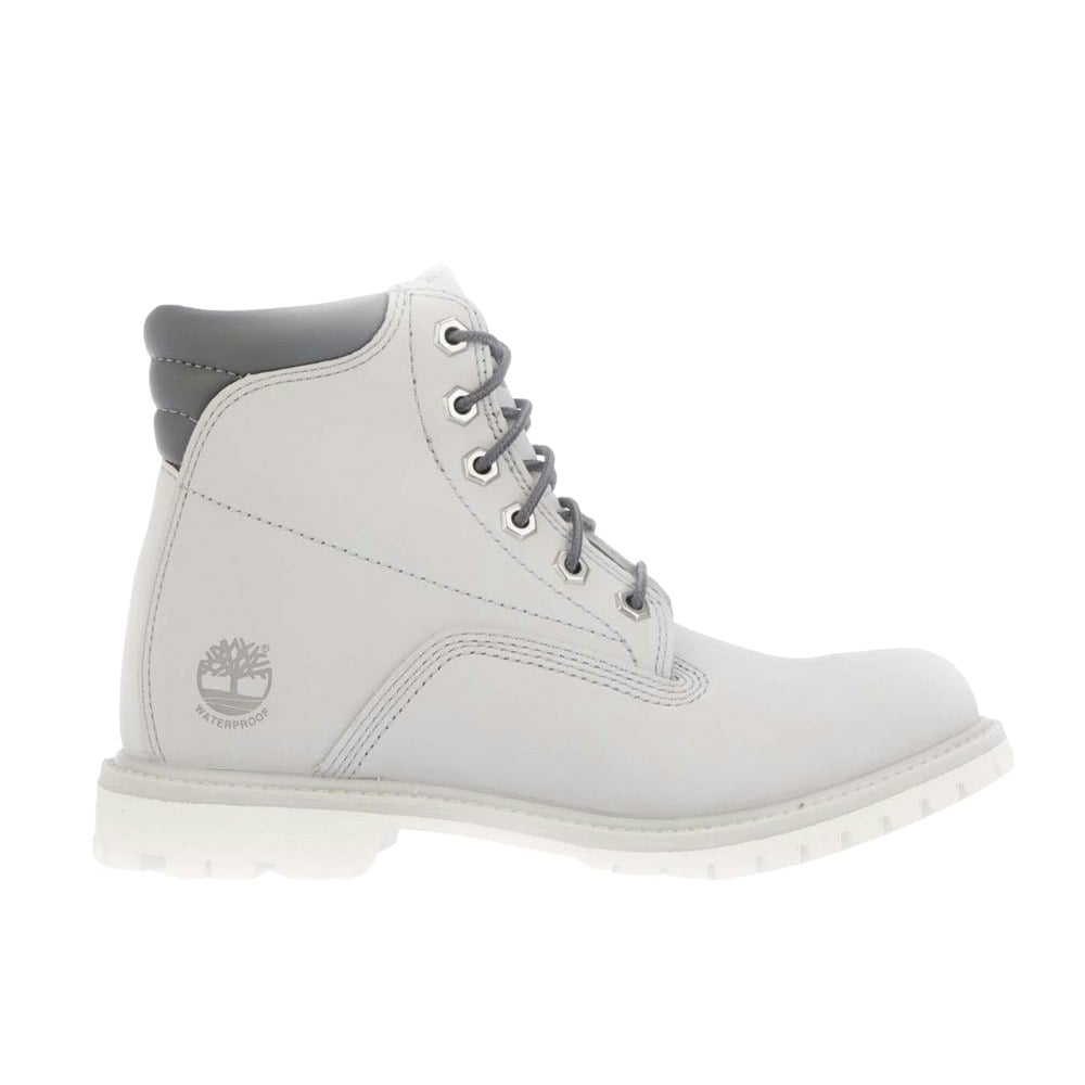 Timberland Womens/Ladies Grain Leather Lace Up Waterproof Boots - Grey