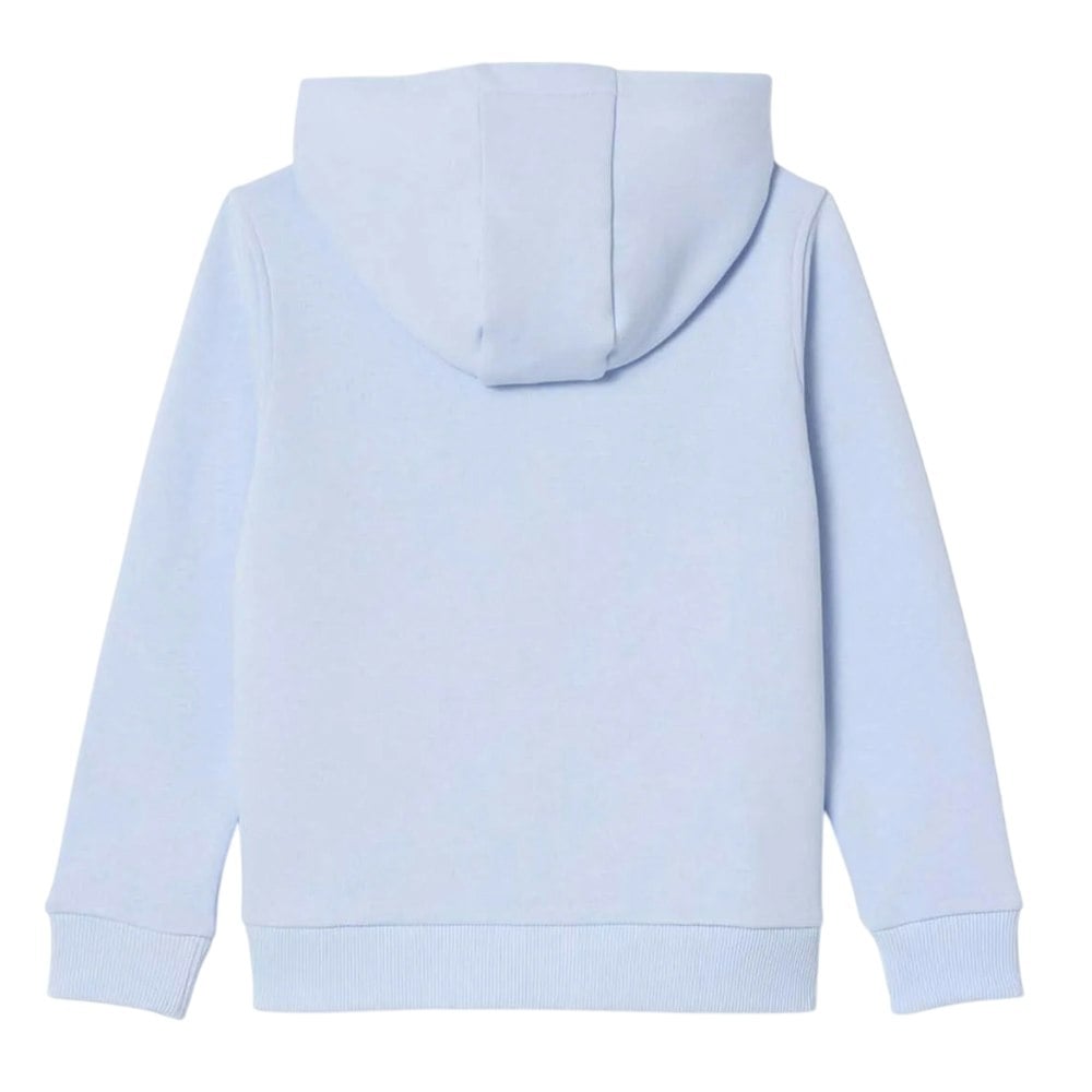 Lacoste Kids Kangaroo Pocket Full Zip Hoodie - Blue