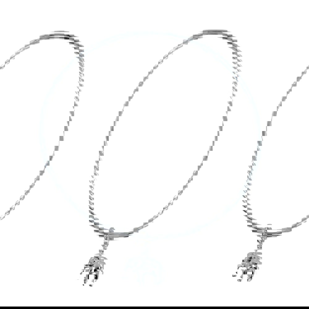 Elephant Charm Bangle - Reeves & Reeves