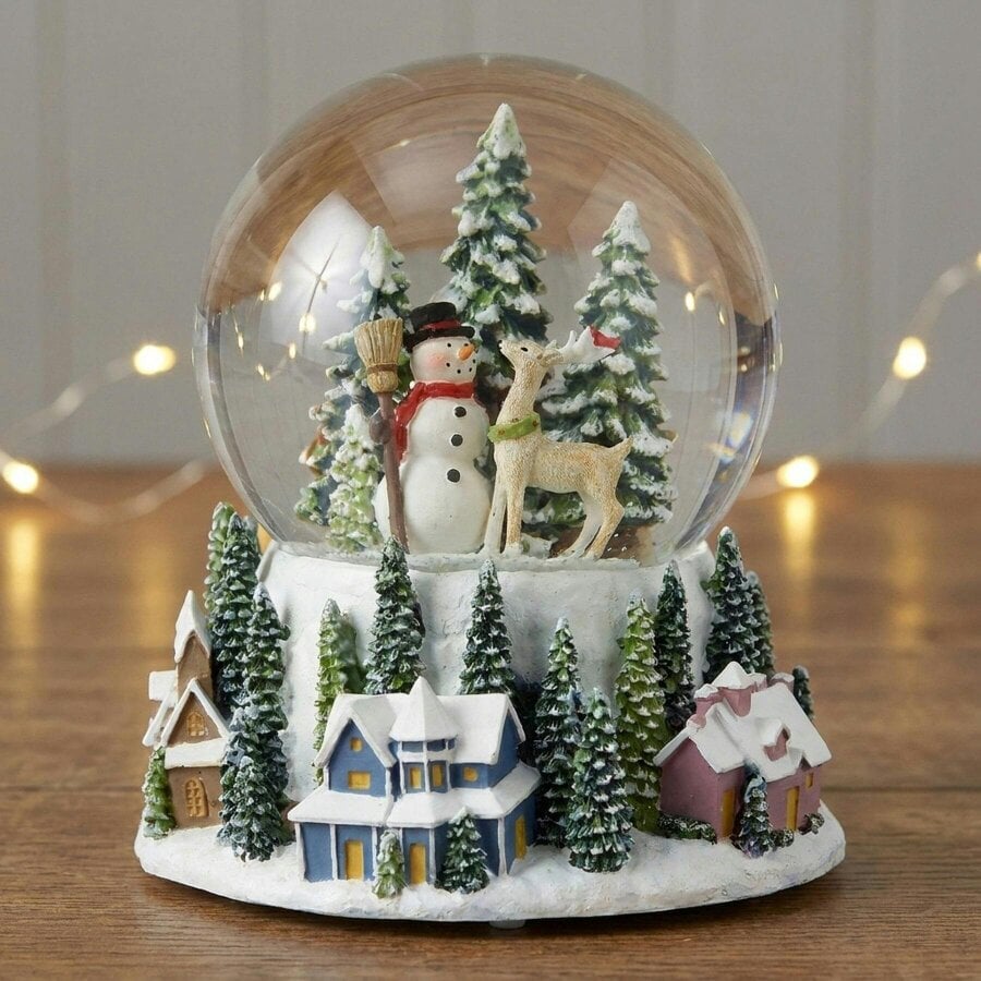 Garden Greatness Decorative Townscape Musical Snowglobe
