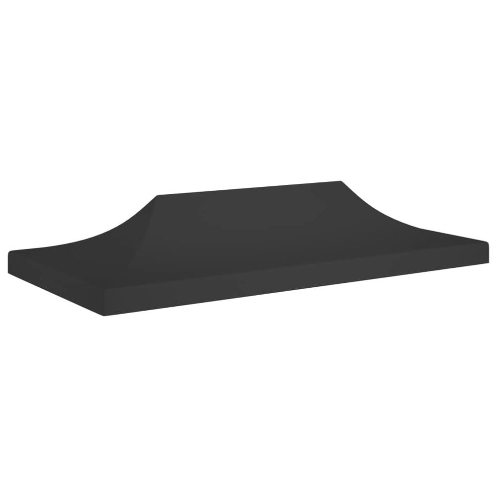 Berkfield Party Tent Roof 6x3 m Black 270 g/m2
