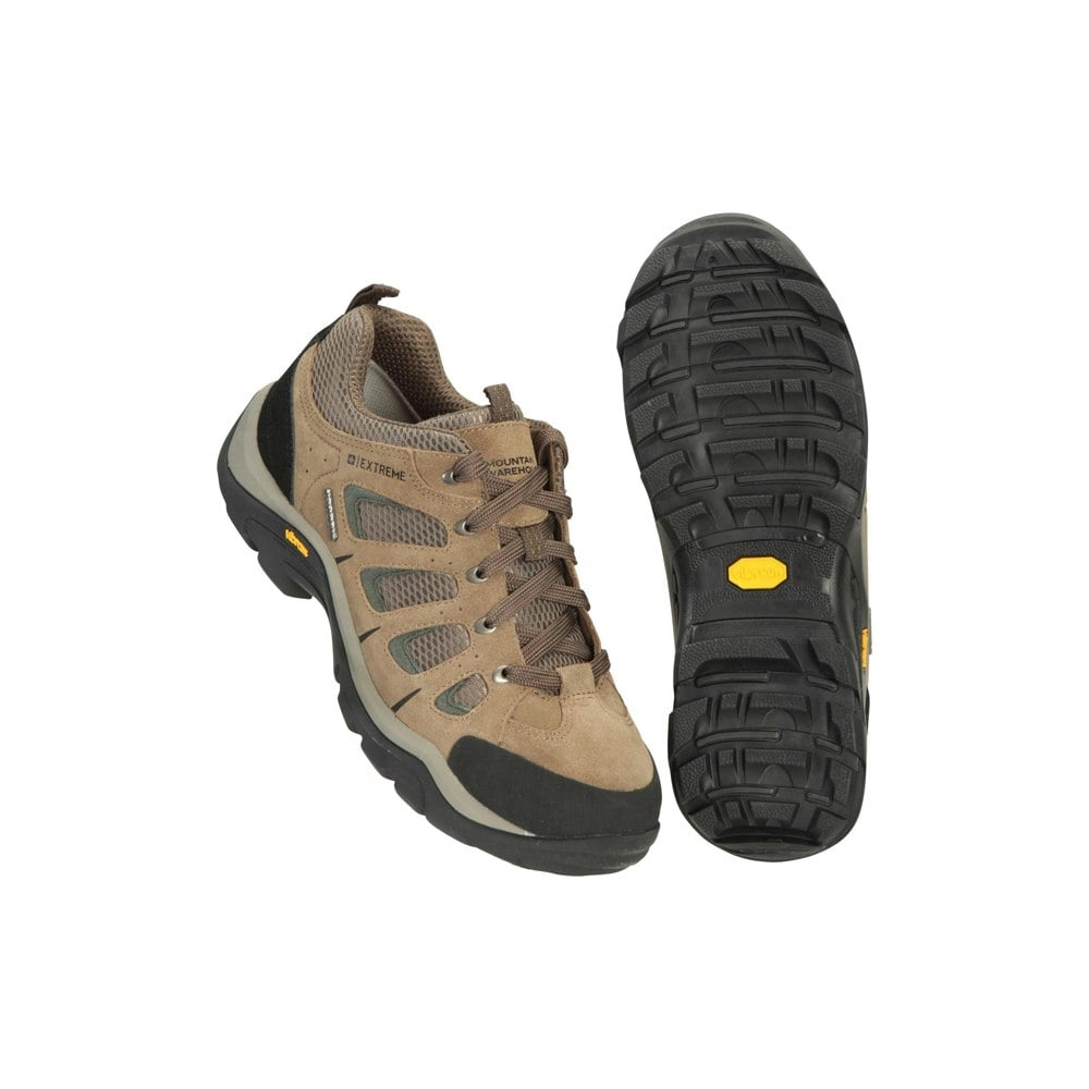 Mountain Warehouse Mens Field Extreme Suede Waterproof Walking Shoes - Brown