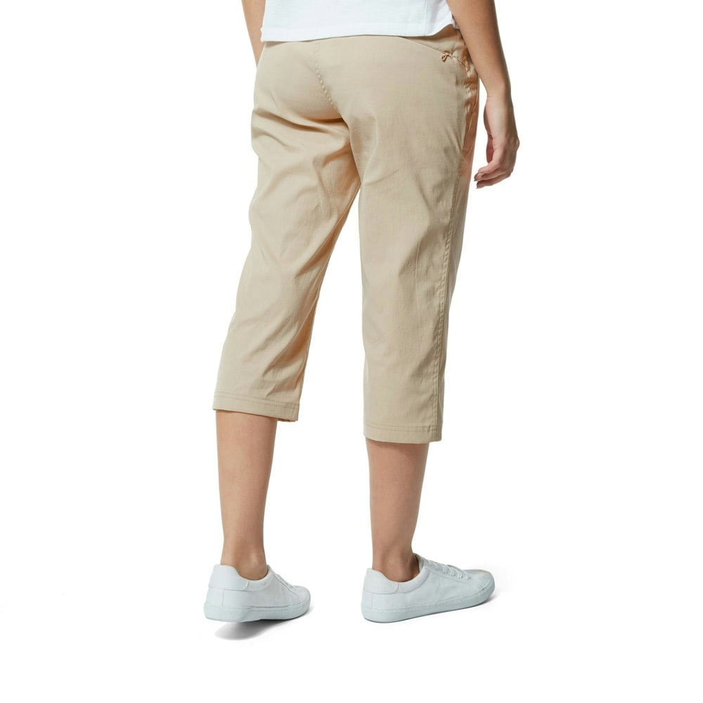 Craghoppers Womens/Ladies Kiwi Pro II Cropped Trousers - Desert Sand