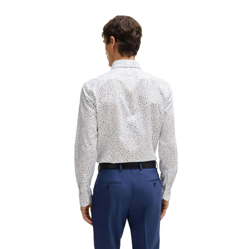 Boss Mens H-Hank Kent Collar Slim Shirt - Light Blue