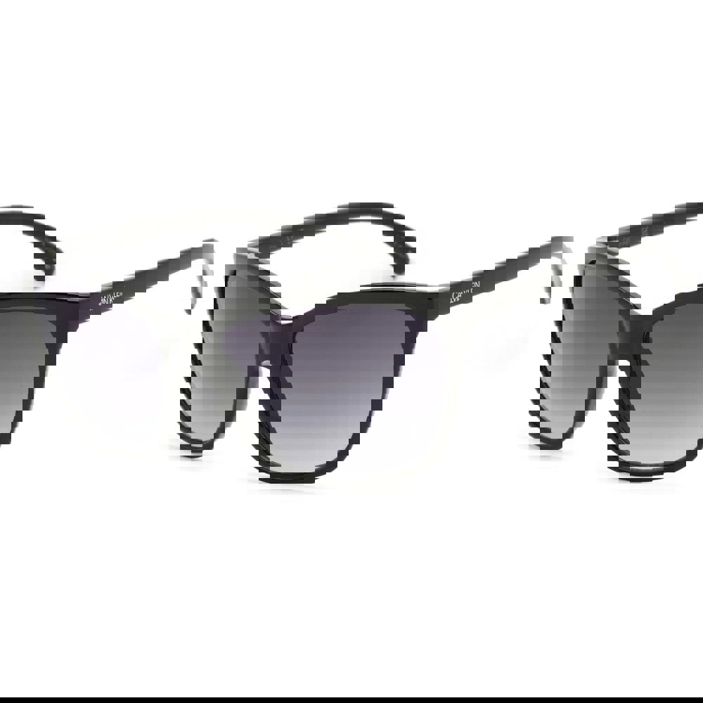 Calvin Klein Dark Grey Gradient Lens Black Sunglasses One Size