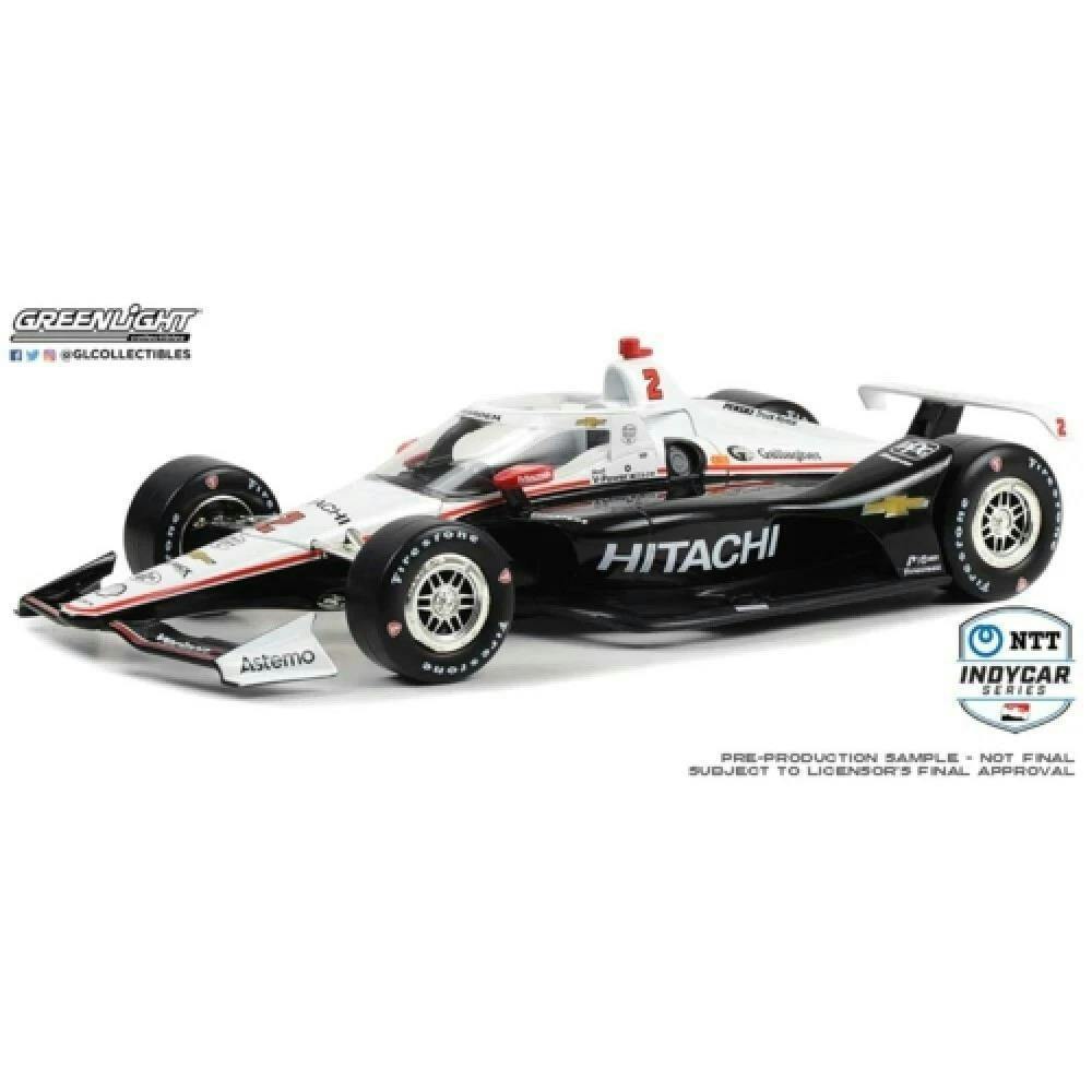 MCSlots Josef Newgarden #2 2023 Indycar Team Pensket Hitachi 1:18 Scale Greenlight 11217