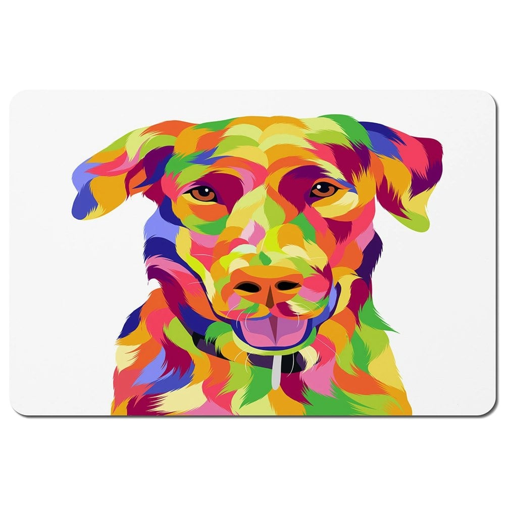 Benjamin Tate Design Amazing Illustration of Dog Pop Art (Placemat)