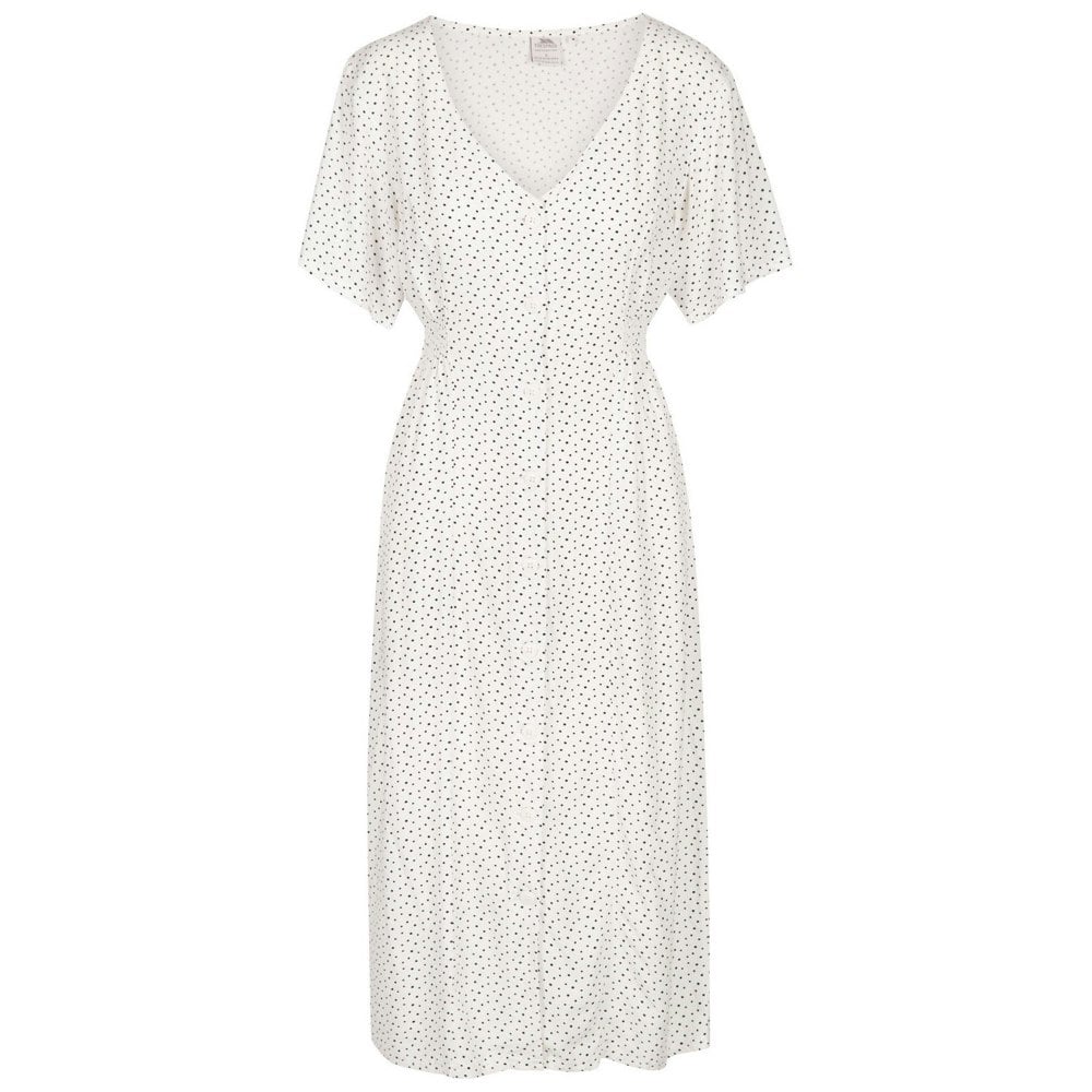 Trespass Womens/Ladies Nia Spotted Dress - White