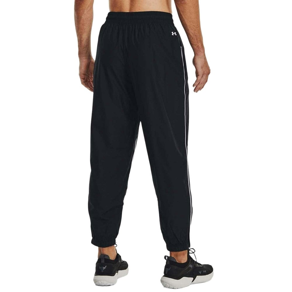 Under Armour Mens Project Rock Woven Jogging Bottoms - Black