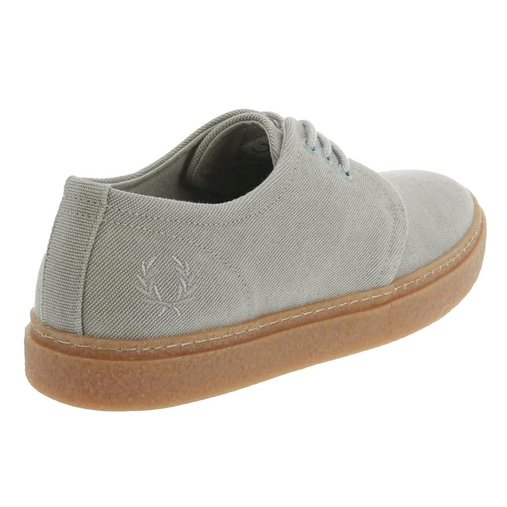 Fred Perry Mens Linden Canvas Trainers - Grey
