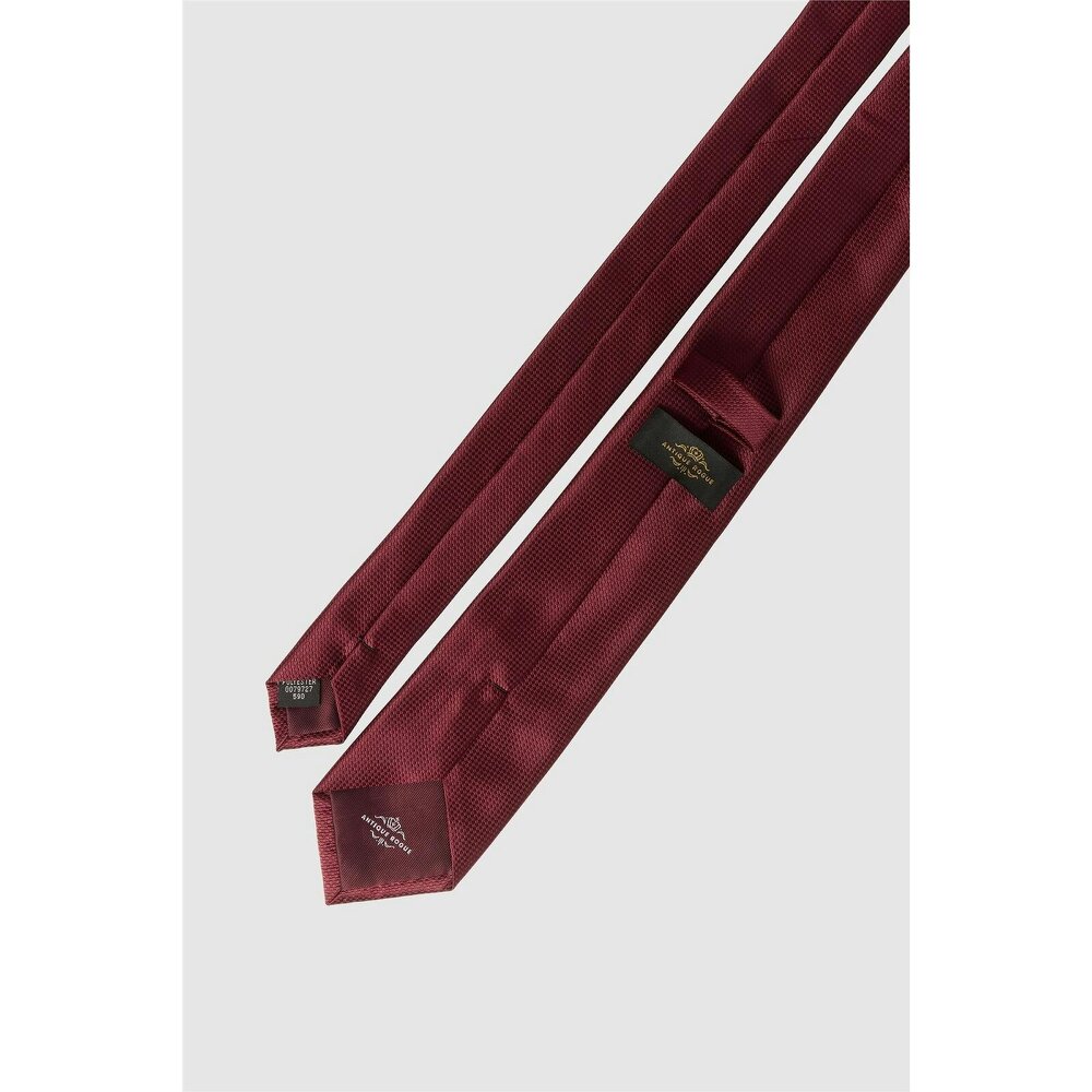 Antique Rogue Burgundy Texture Tie