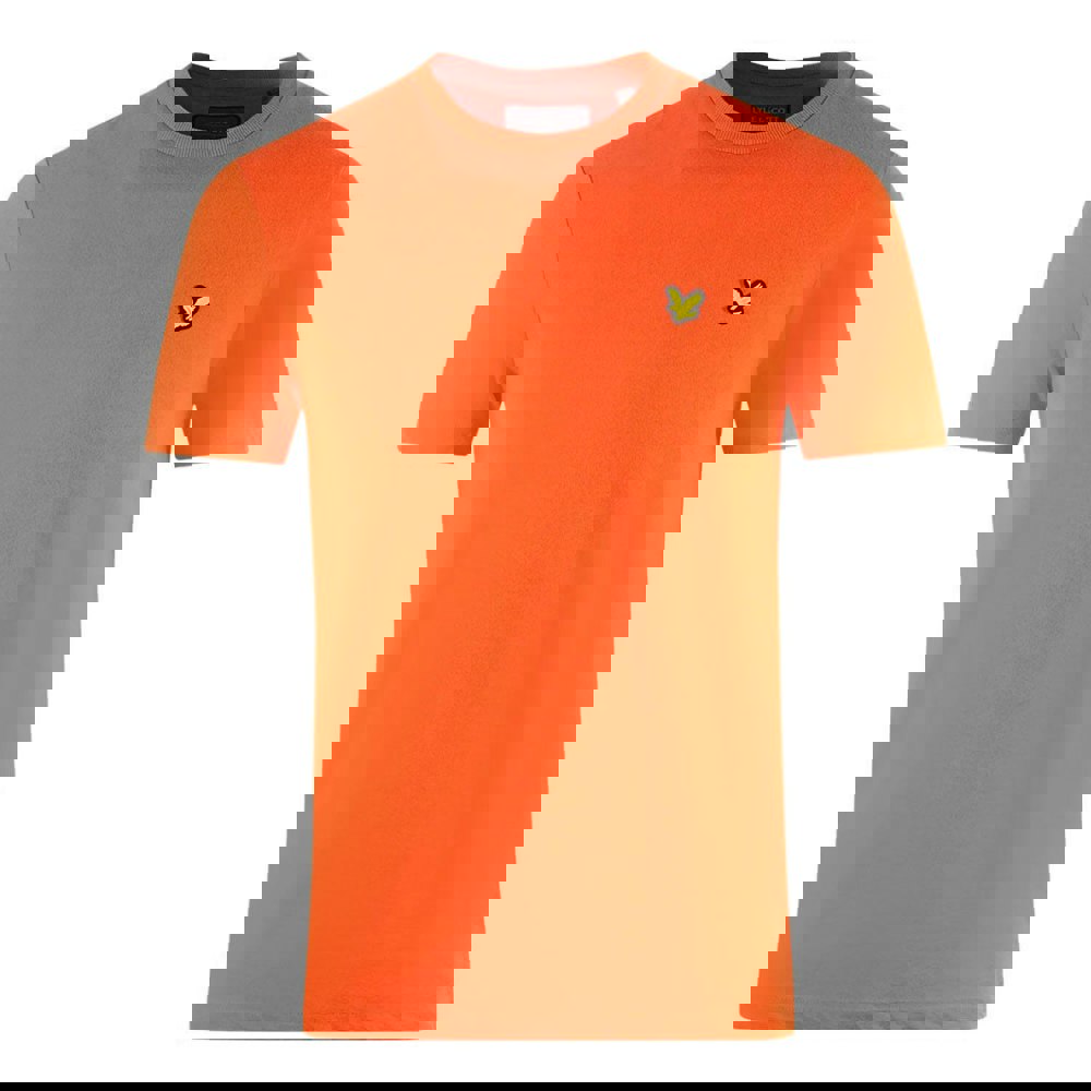 Lyle & Scott Back Print T-Shirt - Orange