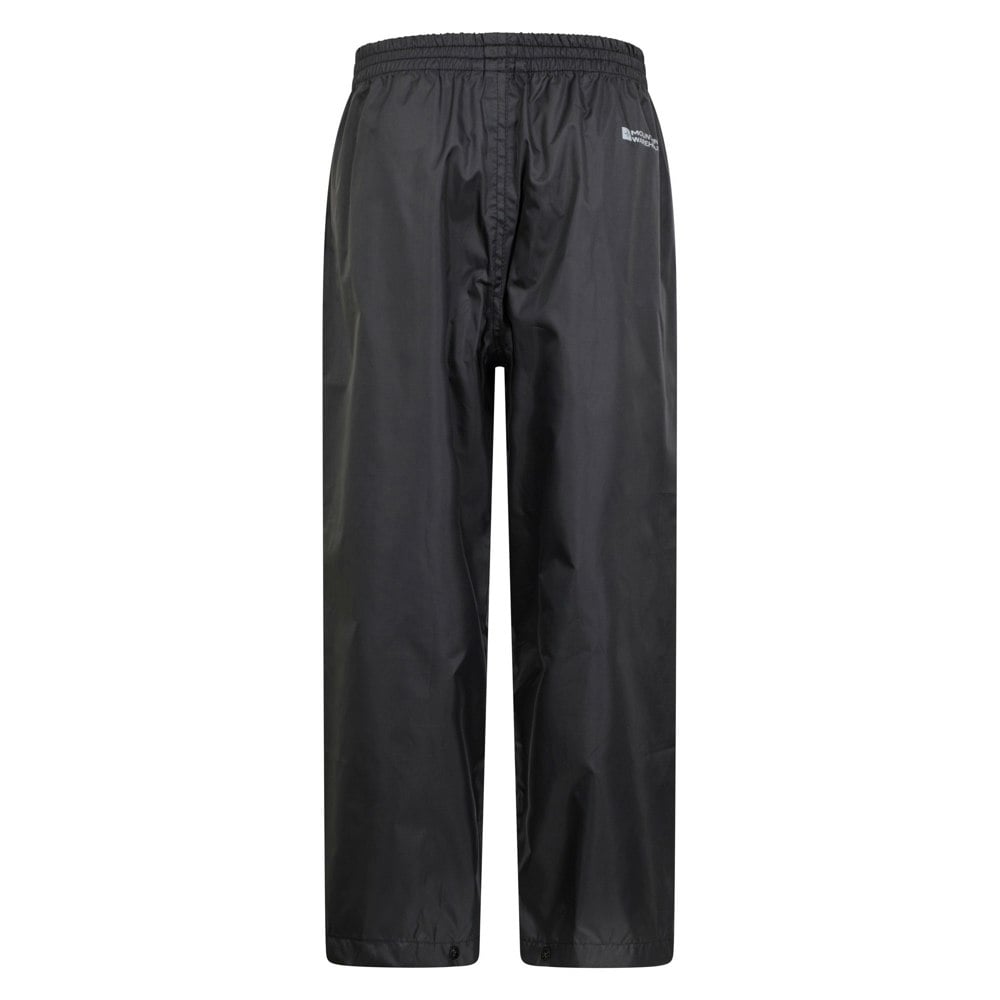 Mountain Warehouse Kids Pakka II Waterproof Over Trousers - Black