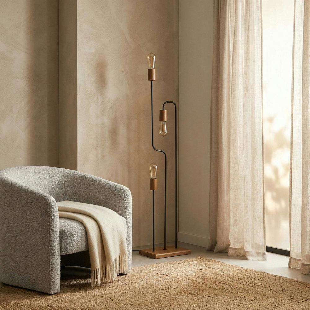 Garden Greatness Abstract Sculptural Metal Floor Lamp