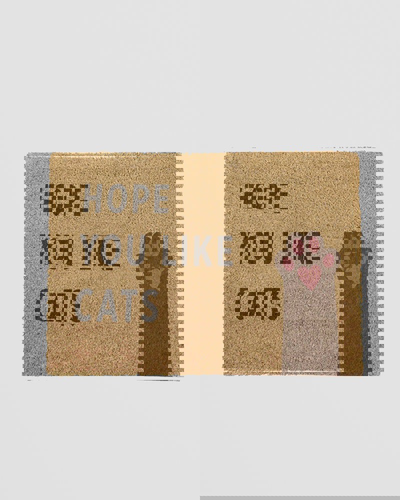 Hope You Like Cats Doormat (60 x 40cm)