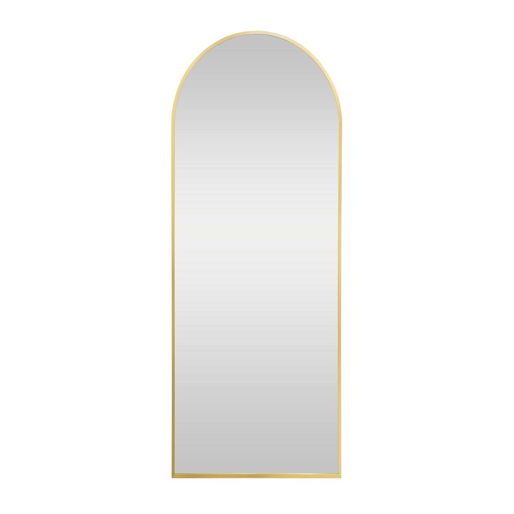 Downton Interiors Gold Arched Over Door Metal Mirror 120cm