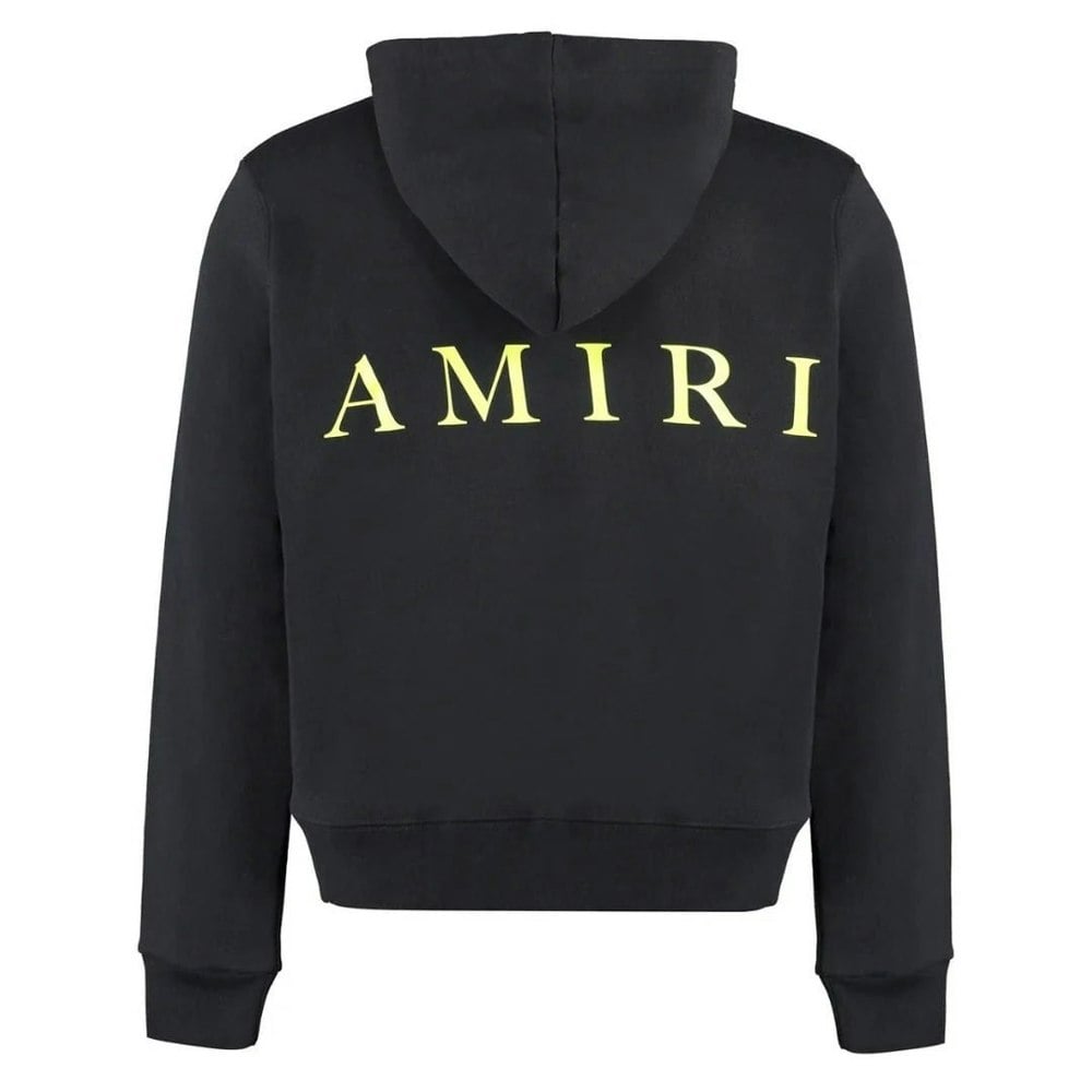 Amiri MA Logo Hoodie Black/Lime - Supplied FashionAmiri
