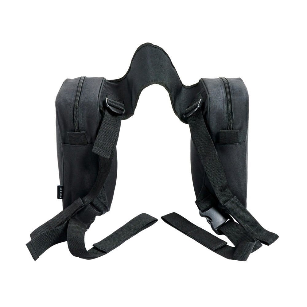 Aubrion Logo Saddle Panniers - Black