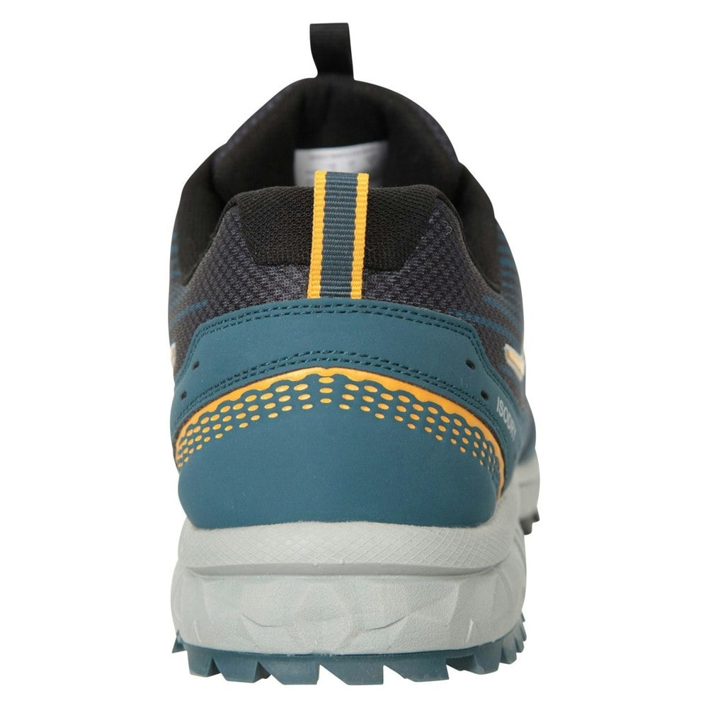 Mountain Warehouse Mens Enhance Trail Waterproof Running Trainers - Mustard