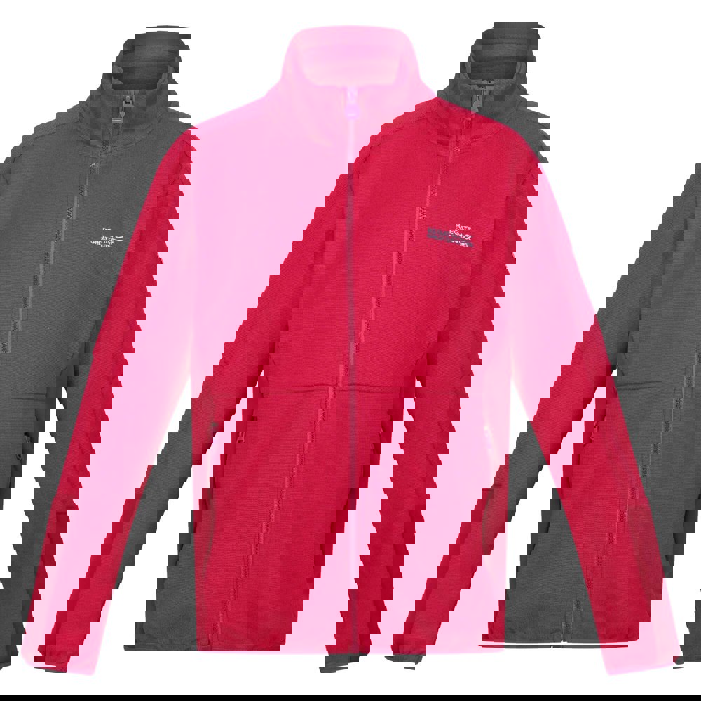 Regatta Girls Highton IV Full Zip Fleece Jacket - Berry Pink