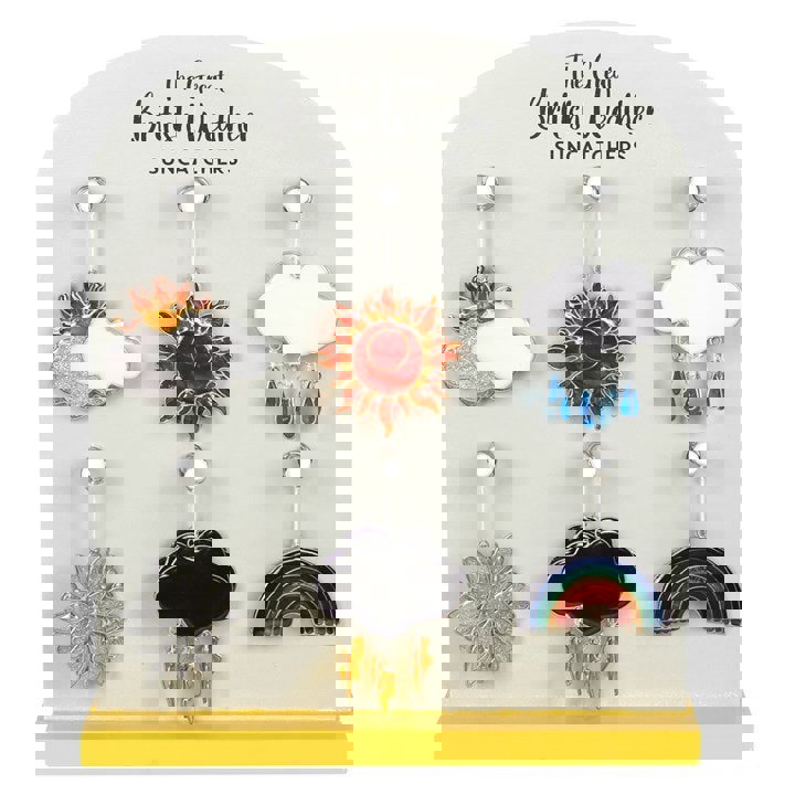 Serano Set of 24 British Weather Suncatchers