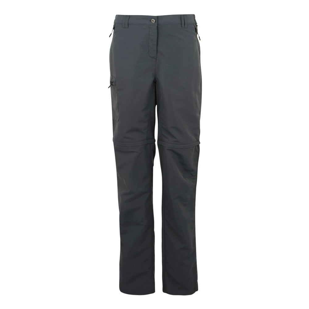 Regatta Womens/Ladies Chaska III Zip-Off Hiking Trousers - Seal Grey