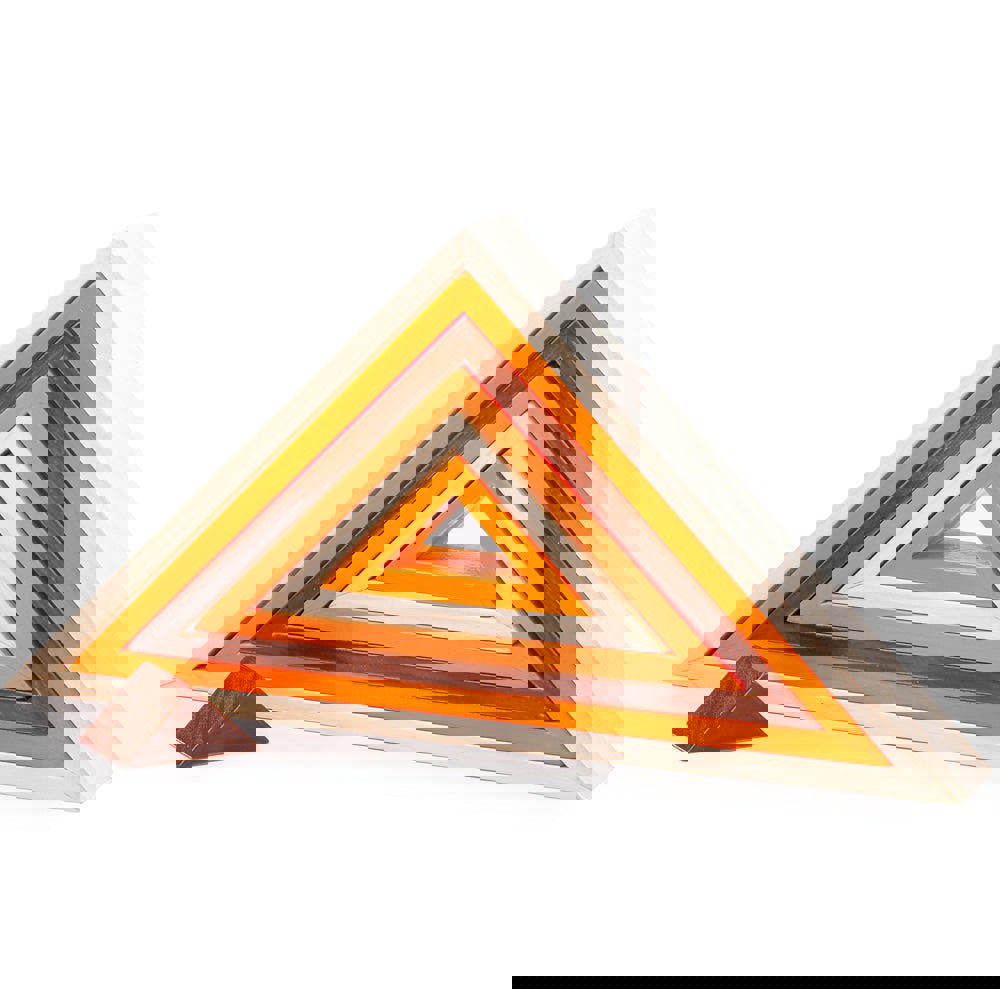 Bigjigs Toys 33039 Wooden Stacking Triangles