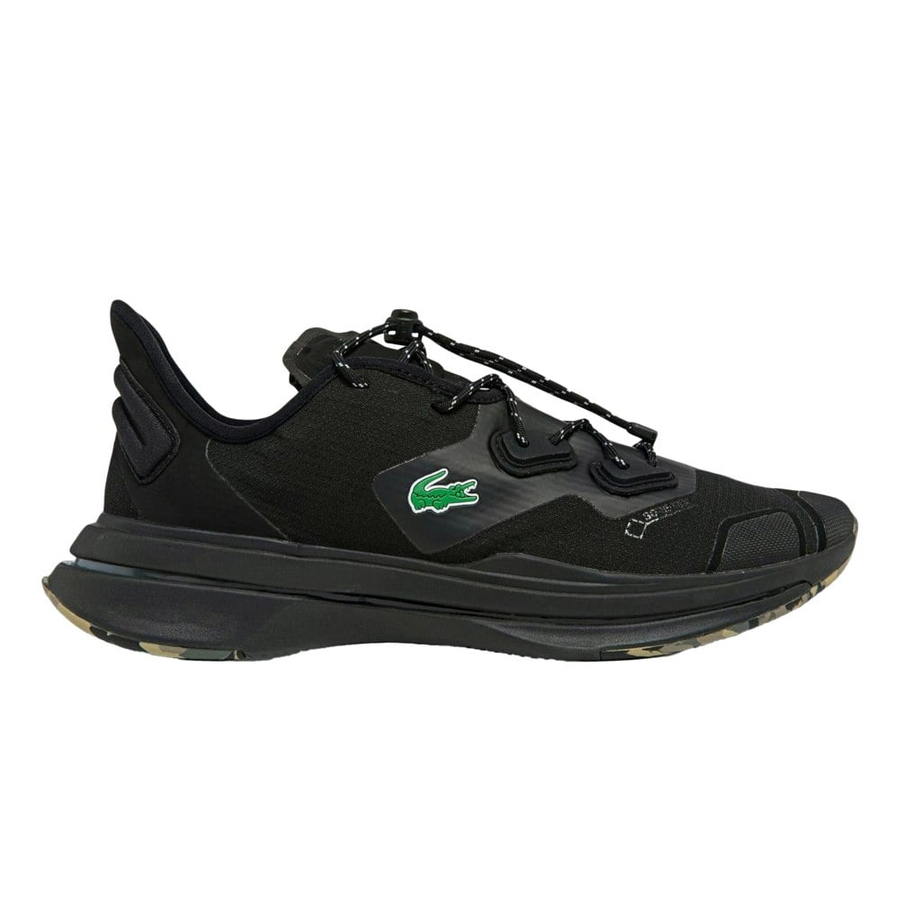 Lacoste Mens Run Spin Ultra Trainers - Black