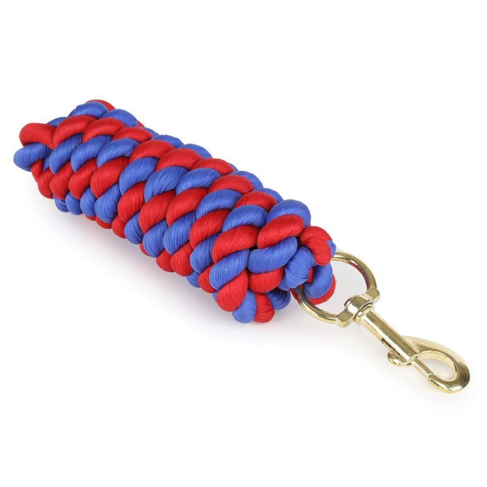 Shires Wessex Horse Leadrope - Royal Blue/Red