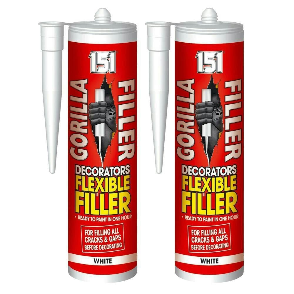 151 2X Gorilla Filler White 320ml