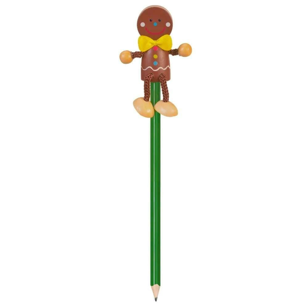 Fiesta Crafts Gingerbread Man Pencil - Pk 2